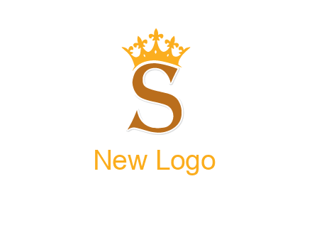 crown on letter S logo