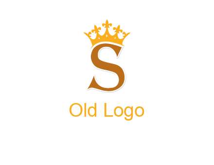 crown on letter S logo