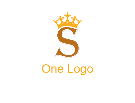 crown on letter S logo