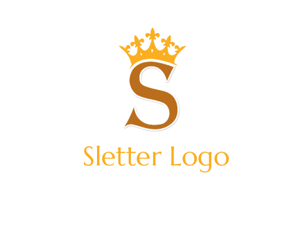 crown on letter S logo