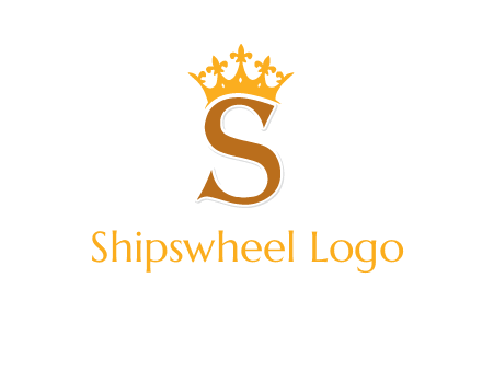 crown on letter S logo