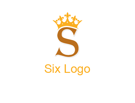 crown on letter S logo