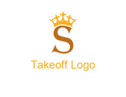 crown on letter S logo