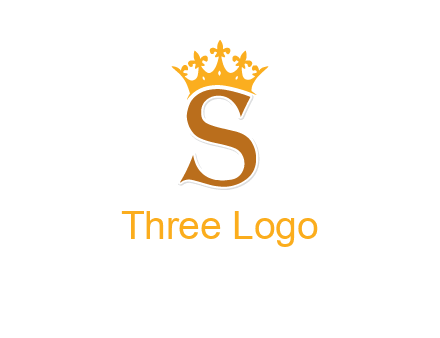 crown on letter S logo