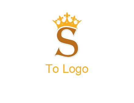 crown on letter S logo