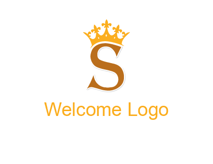 crown on letter S logo