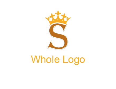 crown on letter S logo