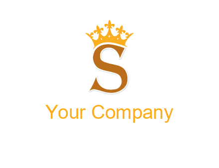crown on letter S logo