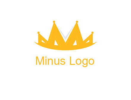 Letter M and V  forming crown logo