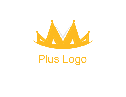 Letter M and V  forming crown logo