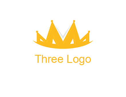 Letter M and V  forming crown logo