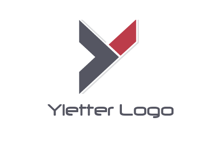 Letter Y incorporated with arrow logo