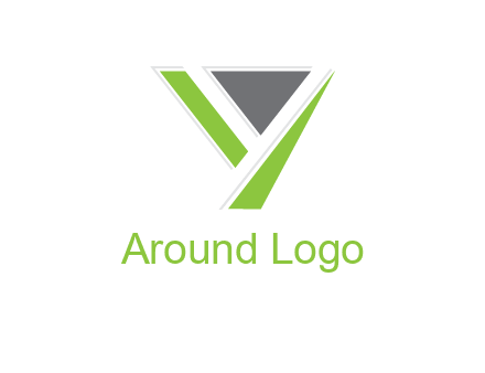 abstract letter Y with arrow logo