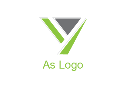 abstract letter Y with arrow logo