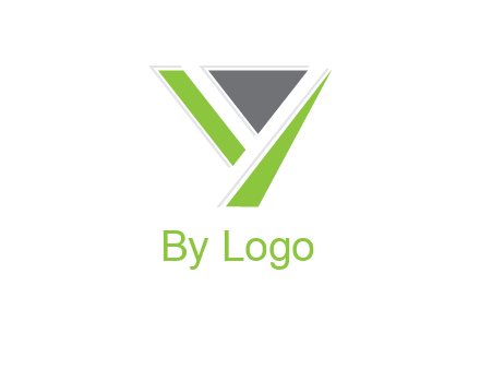 abstract letter Y with arrow logo