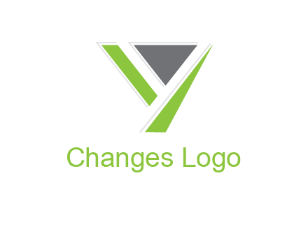 abstract letter Y with arrow logo