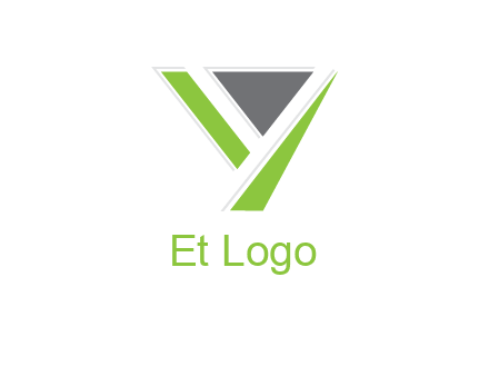 abstract letter Y with arrow logo