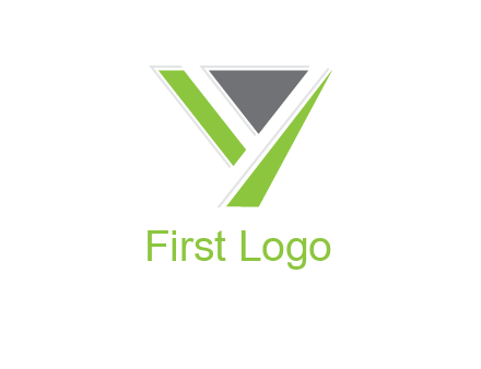 abstract letter Y with arrow logo