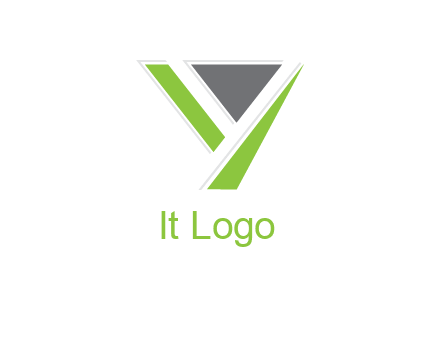 abstract letter Y with arrow logo