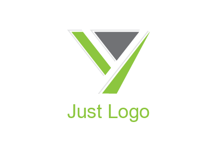 abstract letter Y with arrow logo