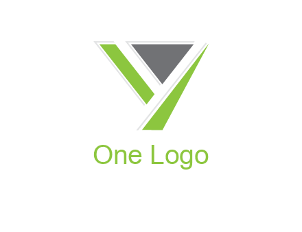 abstract letter Y with arrow logo