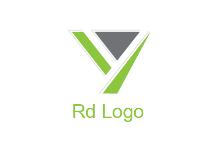 abstract letter Y with arrow logo