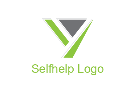 abstract letter Y with arrow logo