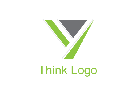 abstract letter Y with arrow logo