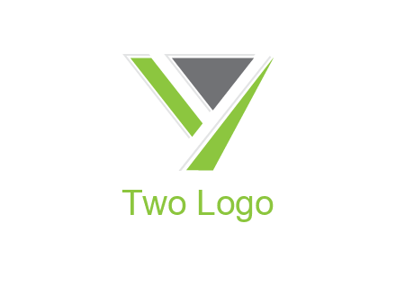 abstract letter Y with arrow logo