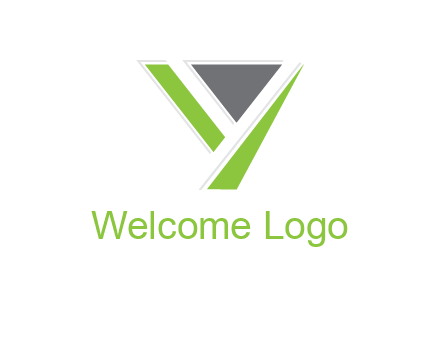 abstract letter Y with arrow logo