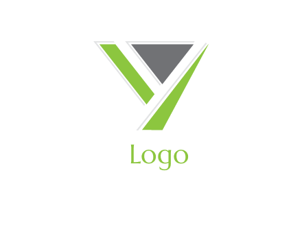 abstract letter Y with arrow logo