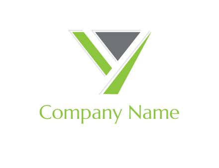 abstract letter Y with arrow logo