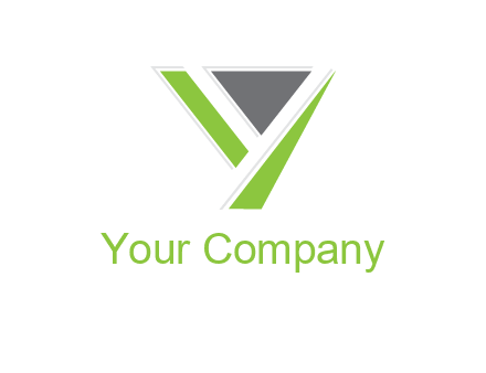 abstract letter Y with arrow logo