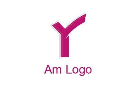 abstract letter Y logo