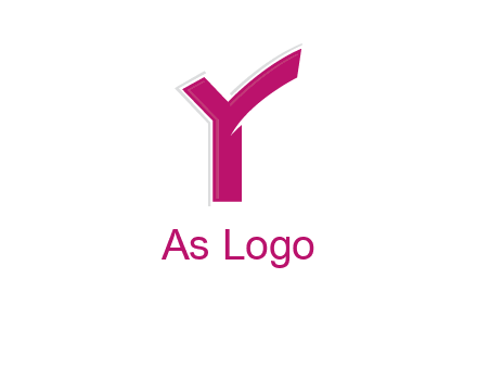 abstract letter Y logo