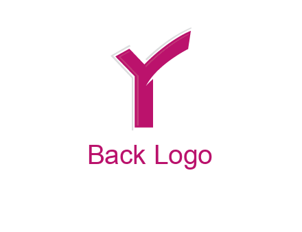 abstract letter Y logo