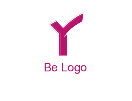 abstract letter Y logo