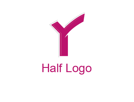 abstract letter Y logo