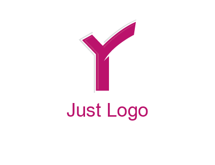 abstract letter Y logo