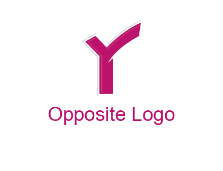 abstract letter Y logo