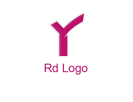 abstract letter Y logo