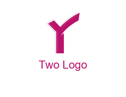 abstract letter Y logo
