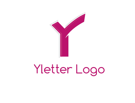 abstract letter Y logo