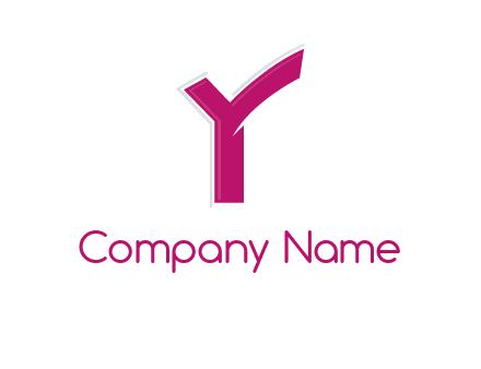 abstract letter Y logo