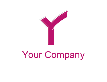 abstract letter Y logo