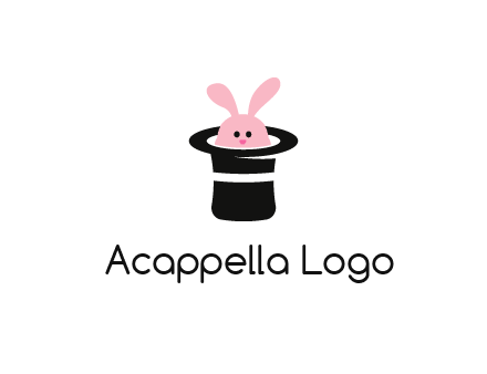 bunny in a hat logo
