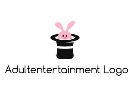 bunny in a hat logo