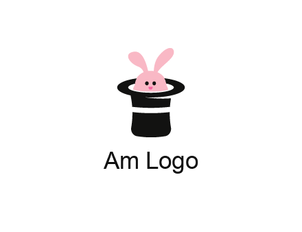 bunny in a hat logo
