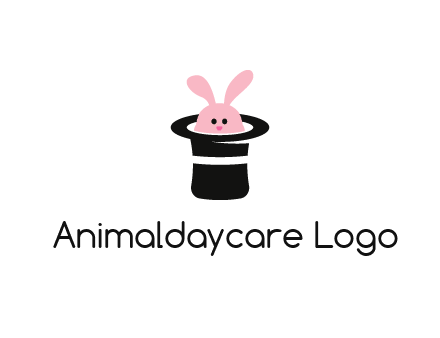 bunny in a hat logo