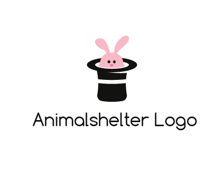 bunny in a hat logo